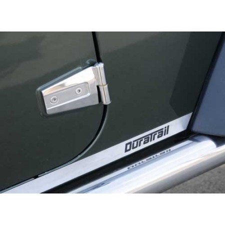 Protection de bas de caisse latérales acier inox, 4 portes, Wrangler JK