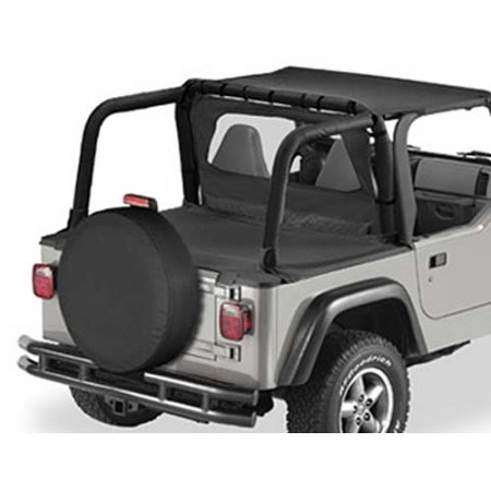 Cover tonneau "Duster", sans support Black Denim, TJ, 