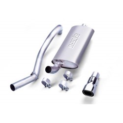 Silencieux Borla avec tube de sortie, Wrangler2.5-L. + 4.0-L., TJ, 