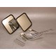 Retroviseurs exterieur, acier inox, TJ,la paire