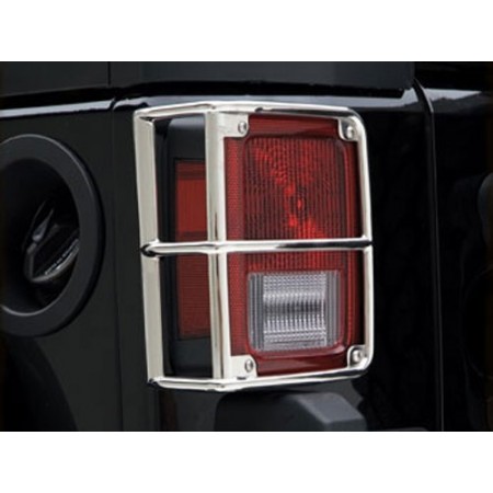 Grille de Protection de feu arriere, acier inox (en fonte), Wrangler JK