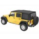 Bache soft-top de rechange, Black Dia 4 portes, Wrangler Unlimited