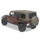 Bache soft-top de rechange, Khaki Dia 4 portes, Wrangler Unlimited