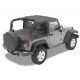 Cover tonneau "Duster" 2 portes, Black Dia, Wrangler JK