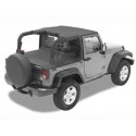 Cover tonneau "Duster" 2 portes, Black Dia, Wrangler JK
