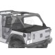 Cover tonneau "Duster" 4 portes, Black Dia, Wrangler JK Unlimited 4 portes