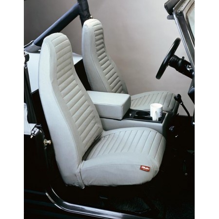 Housses de siege avant, Couleurs: Black Denim, TJ, 