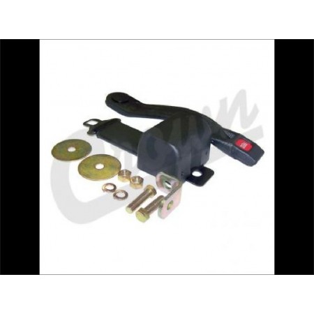 Ceinture de securite noire avant retractable 2 point droite ou gauche CJ crown