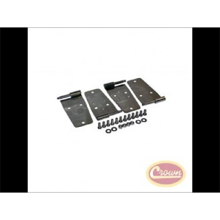 Charnières (longues) de portes inox CJ 76-86 YJ 87-93 