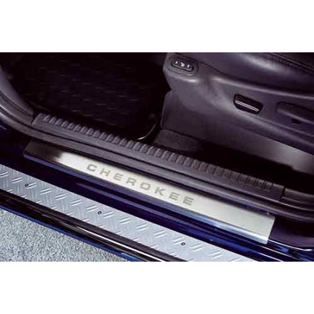 Protections de seuil de porte 4 éléments, acier inox, KJ, 