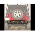 Pare choc arriere noir Rugged ridge Spartacus avec fixations JK , JKU