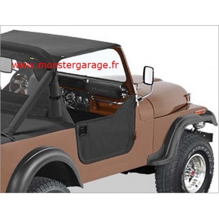 Kit de demi-portes, Couleurs: Black Denim, CJ7,CJ8, 