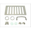Kit de capot acier inox JK
