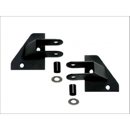 Kit de supports de retroviseur finition noire YJ