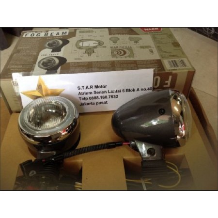 Phares antibrouillards Warm Lampe H3 ambree portee 40 metres la paire