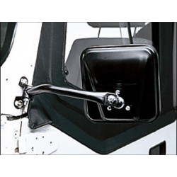 Retroviseurs exterieur, finition noire, CJ, YJ, la paire