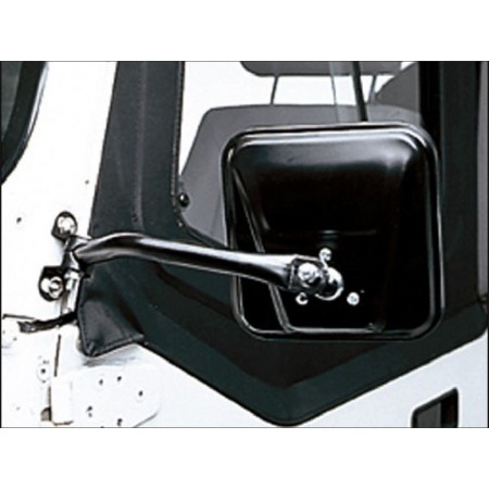 Retroviseurs exterieur, finition noire, CJ, YJ, la paire