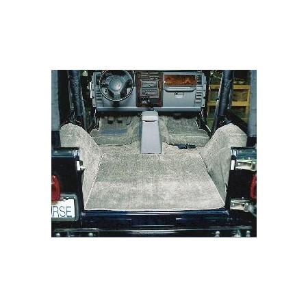 Kit de tapis, avec couche isolante int駲饬 gris, CJ 7, YJ, 