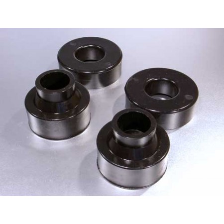 Cales de rehausse Train roulant 50 mm, avant et arriere,avec 4 amortisseurs procomp WJ