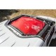 Sun shade rouge Rugged ridge avant Wrangler JK et JKU 
