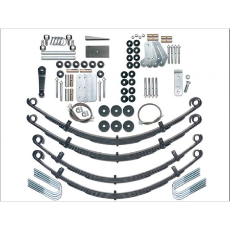 Kit rehausse Extreme Duty 4,5" 115mm sans amortisseurs YJ
