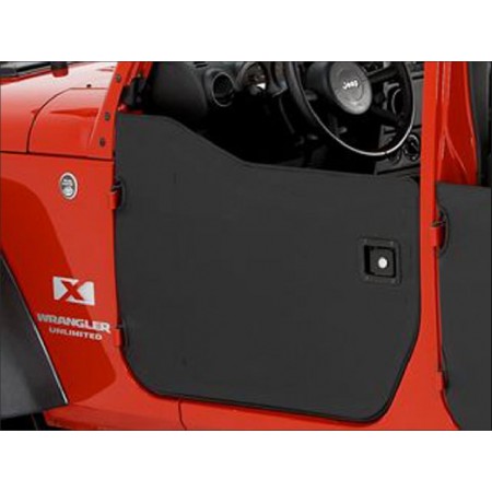 Kit demi portes avant en toile Black Dia JK