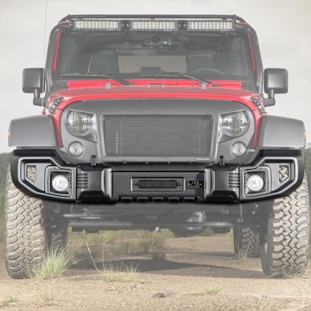 Pare choc avant Rugged ridge Spartacus noir JK