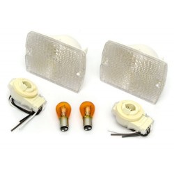 Feu clignotant encastr頤ans la calandre blanc - Wrangler YJ 87 - 95 