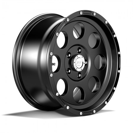 Jante aluminium noire 9X18 ET +16 entraxe 5 X 127 , JK, JKU