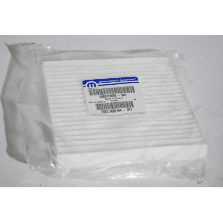 Filtre a pollen JK mopar a l 'unite